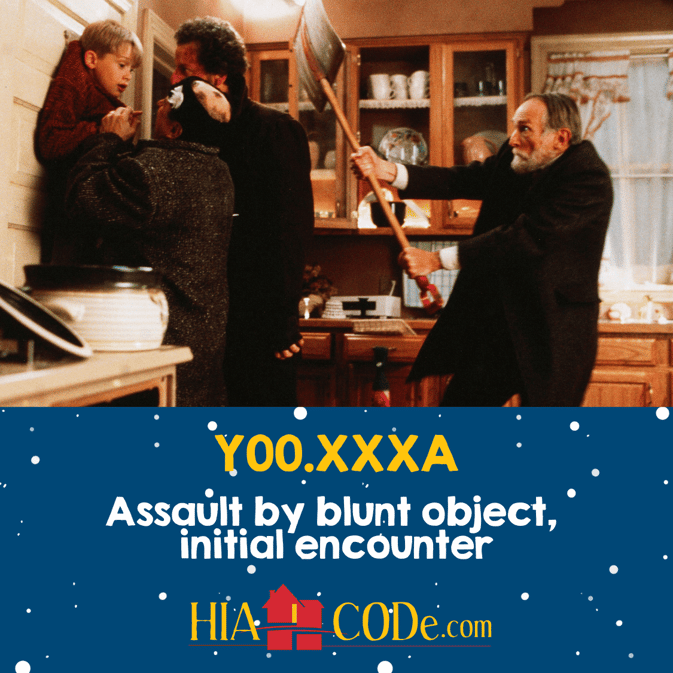 Assault by blunt object