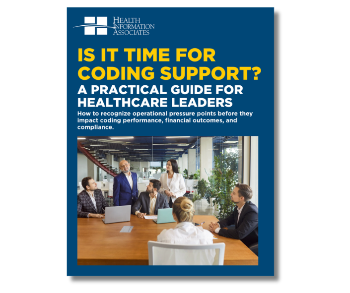Coding Support Executive Guide Cover Page