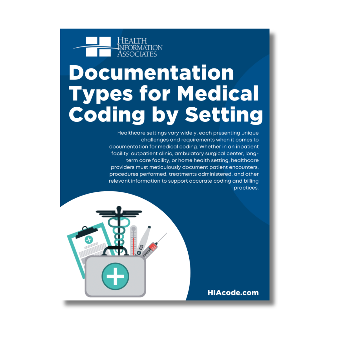 Documentation Types for Medical Coding by Setting (1)