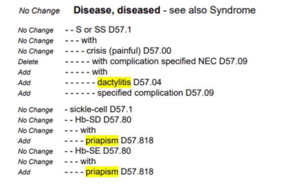 FY 2026 ICD-10-CM Code Updates Picture 3