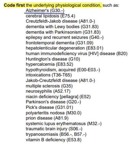 ICD-10-CM Coding for Alzheimers Disease Picture 2