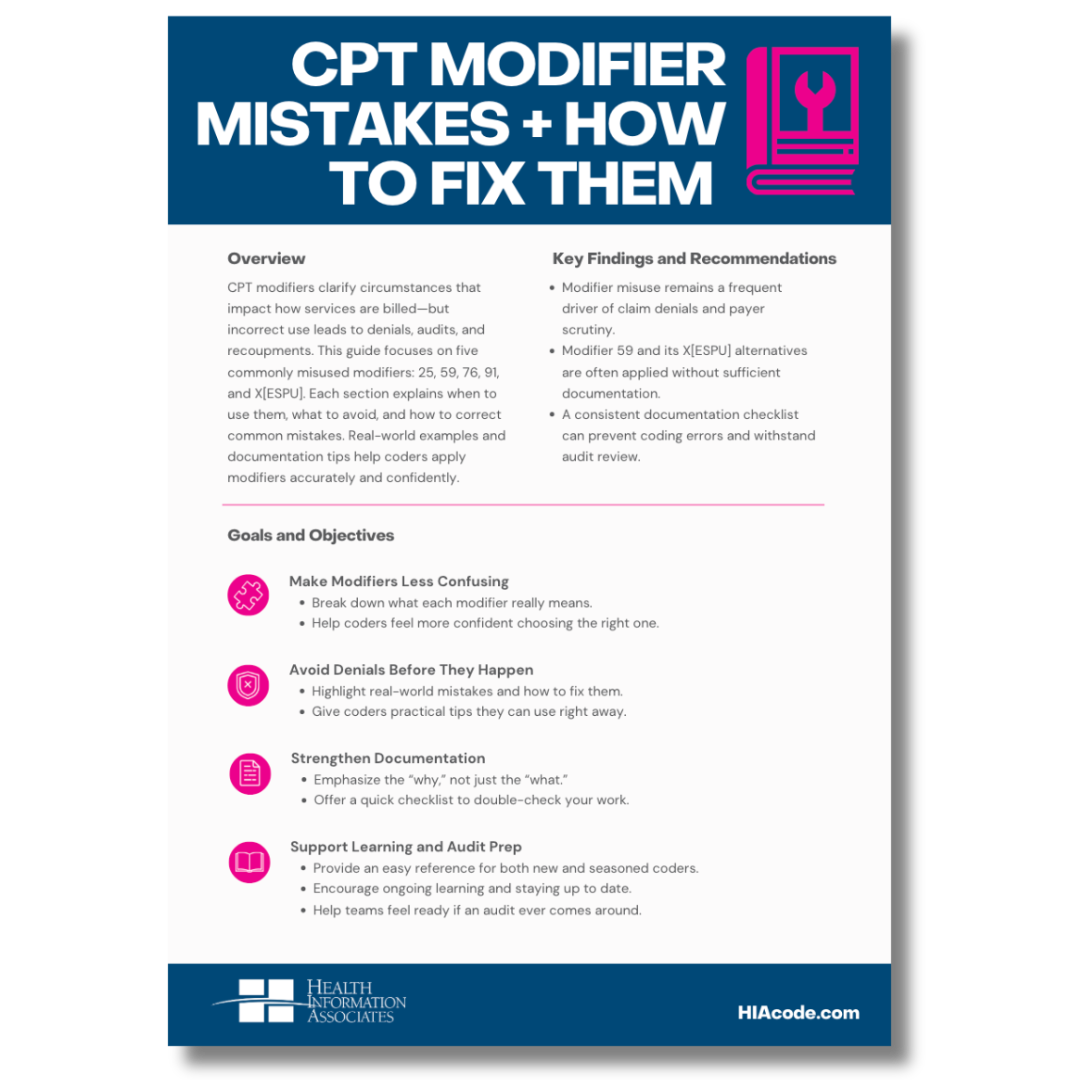 CPT Modifier Mistakes
