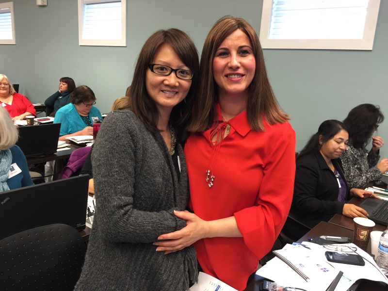 Amy Pang and Zahra Ghahremani at HIA Annual Meeting